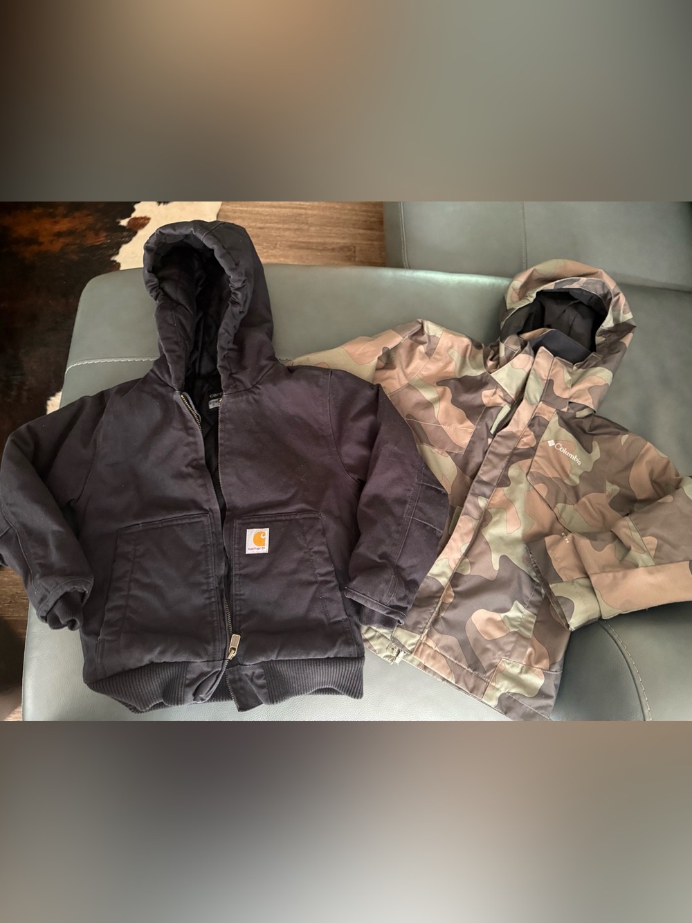 Boys Carhartt and Columbia bundle